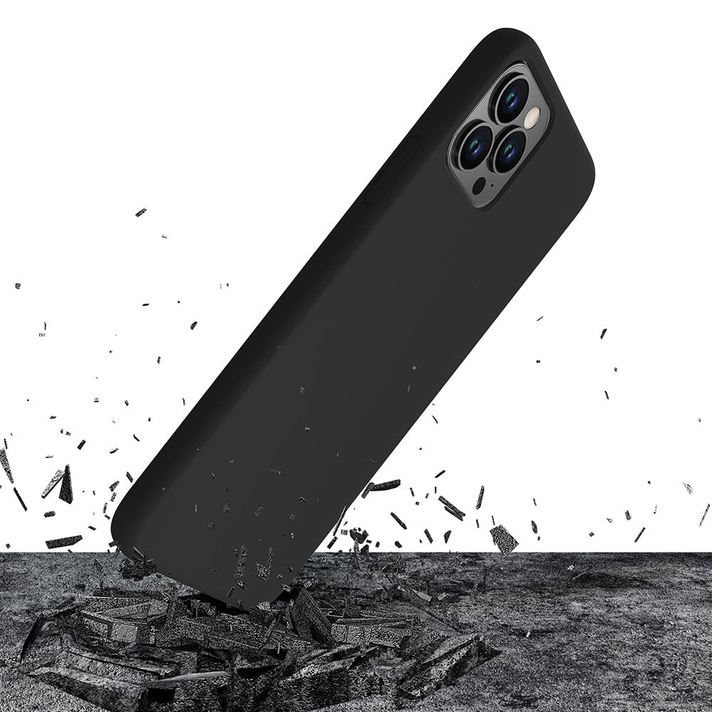 3mk silikoninis dėklas, skirtas iPhone 11 Pro Max – juodas -- iPhone 11 Pro Max