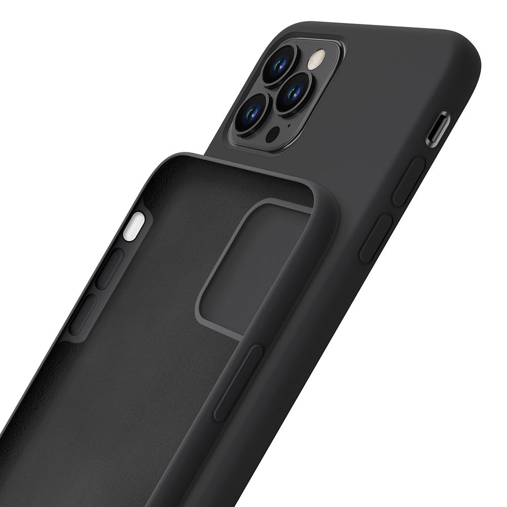 3mk silikoninis dėklas, skirtas iPhone 11 Pro Max – juodas -- iPhone 11 Pro Max