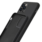 3mk silikoninis dėklas, skirtas iPhone 11 Pro Max – juodas -- iPhone 11 Pro Max