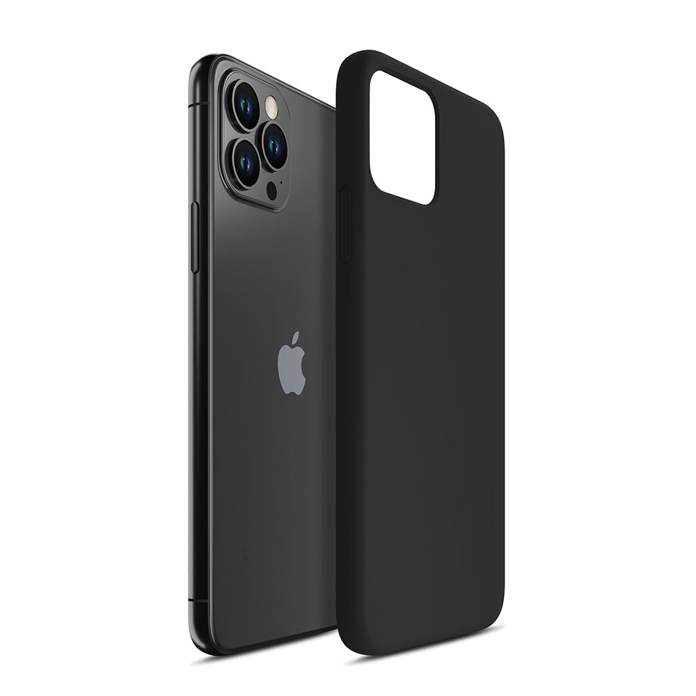 3mk silikoninis dėklas, skirtas iPhone 11 Pro Max – juodas -- iPhone 11 Pro Max