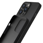 iPhone 13 Pro Max serijos 3mk silikoninis dėklas – juodas