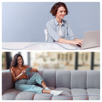 Joyroom Multi-Color Series A14 USB-C / Lightning 20W Laidas 1.2 m - mėlynas
