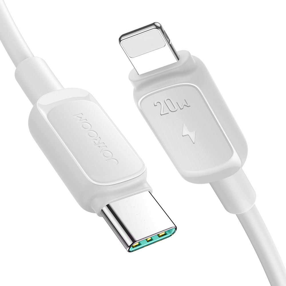 Joyroom Multi-Color Series A14 USB-C / Lightning 30W Laidas 1.2 m - baltas