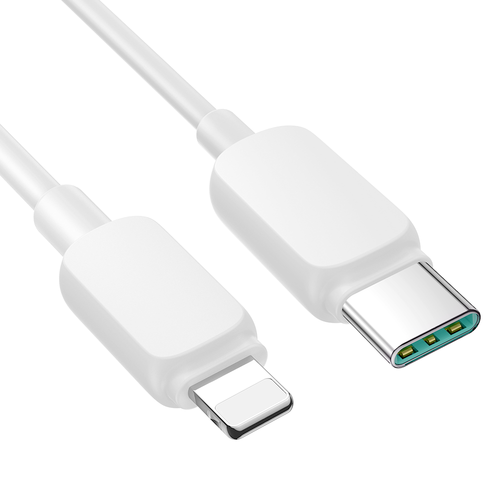Joyroom Multi-Color Series A14 USB-C / Lightning 30W Laidas 1.2 m - baltas