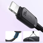 Joyroom Multi-Color Series A14 USB-C / Lightning 20W Laidas 1.2 m - juodas