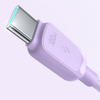 Joyroom Multi-Color Series A14 USB-C / USB-C 100W Laidas 1.2 m - violetinis