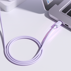 Joyroom Multi-Color Series A14 USB-C / USB-C 100W Laidas 1.2 m - violetinis