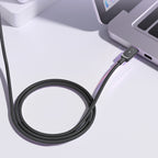 Joyroom Multi-Color Series A14 USB-C / USB-C 60W Laidas 1.2 m - juodas