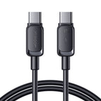 Joyroom Multi-Color Series A14 USB-C / USB-C 60W Laidas 1.2 m - juodas