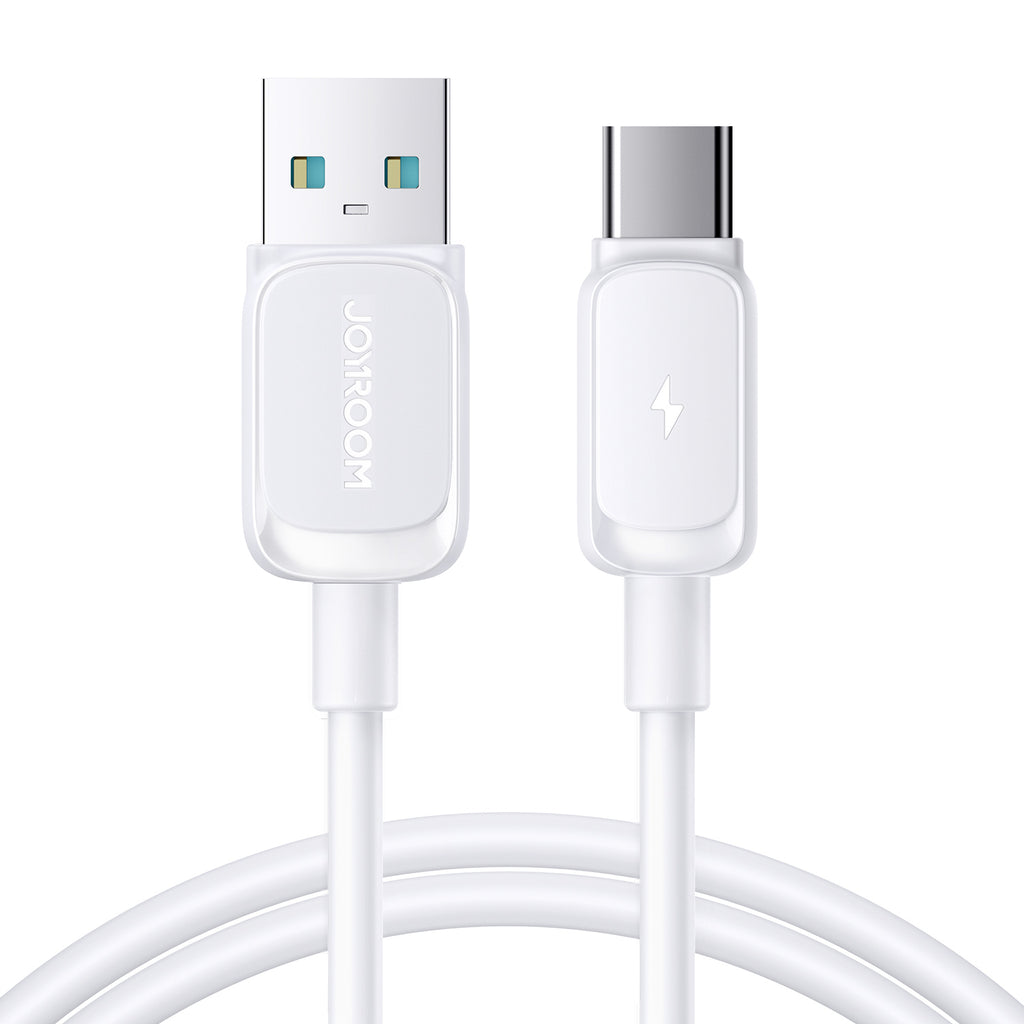 Joyroom Multi-Color Series A14 USB-A / USB-C 3A Laidas 1.2 m - baltas