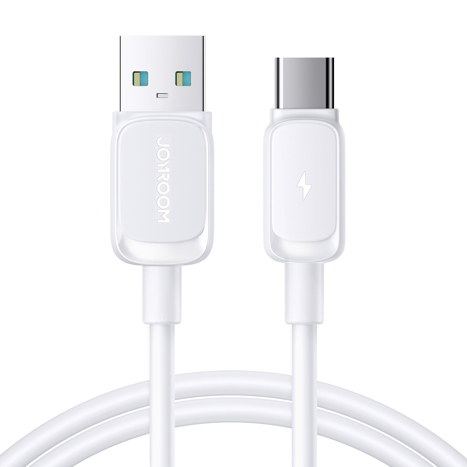 Joyroom Multi-Color Series A14 USB-A / USB-C 3A Laidas 1.2 m - baltas