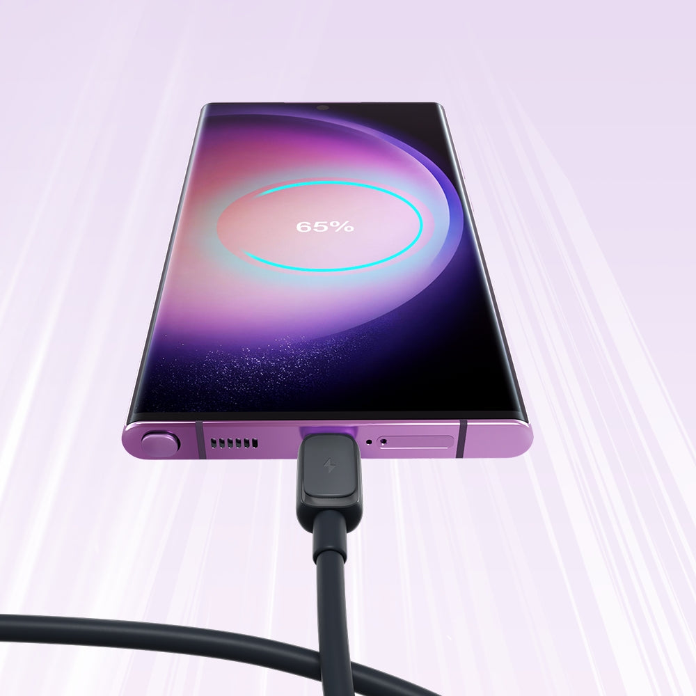 Joyroom Multi-Color Series A14 USB-A / USB-C 3A Laidas 1.2 m - juodas