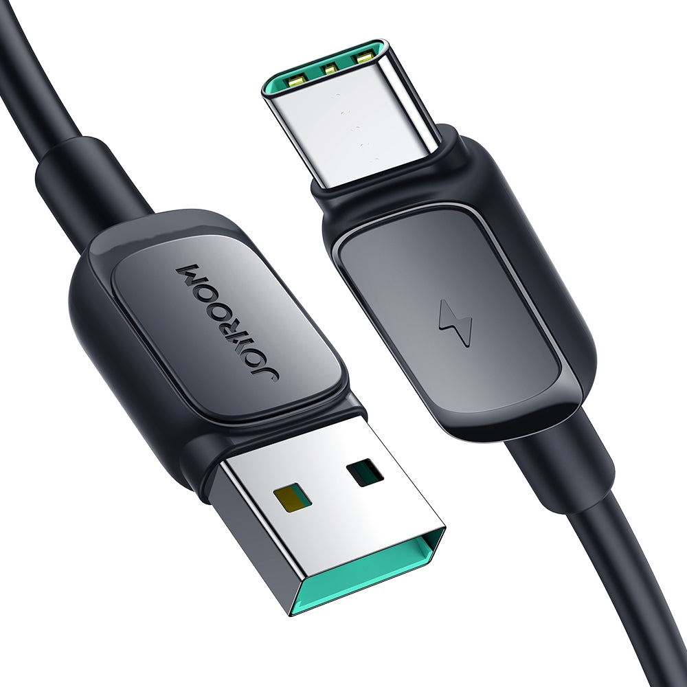 Joyroom Multi-Color Series A14 USB-A / USB-C 3A Laidas 1.2 m - juodas
