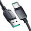 Joyroom Multi-Color Series A14 USB-A / USB-C 3A Laidas 1.2 m - juodas