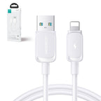 Joyroom Multi-Color Series A14 Lightning / USB-A 2.4A Laidas 1.2 m - baltas