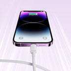 Joyroom Multi-Color Series A14 Lightning / USB-A 2.4A Laidas 1.2 m - baltas