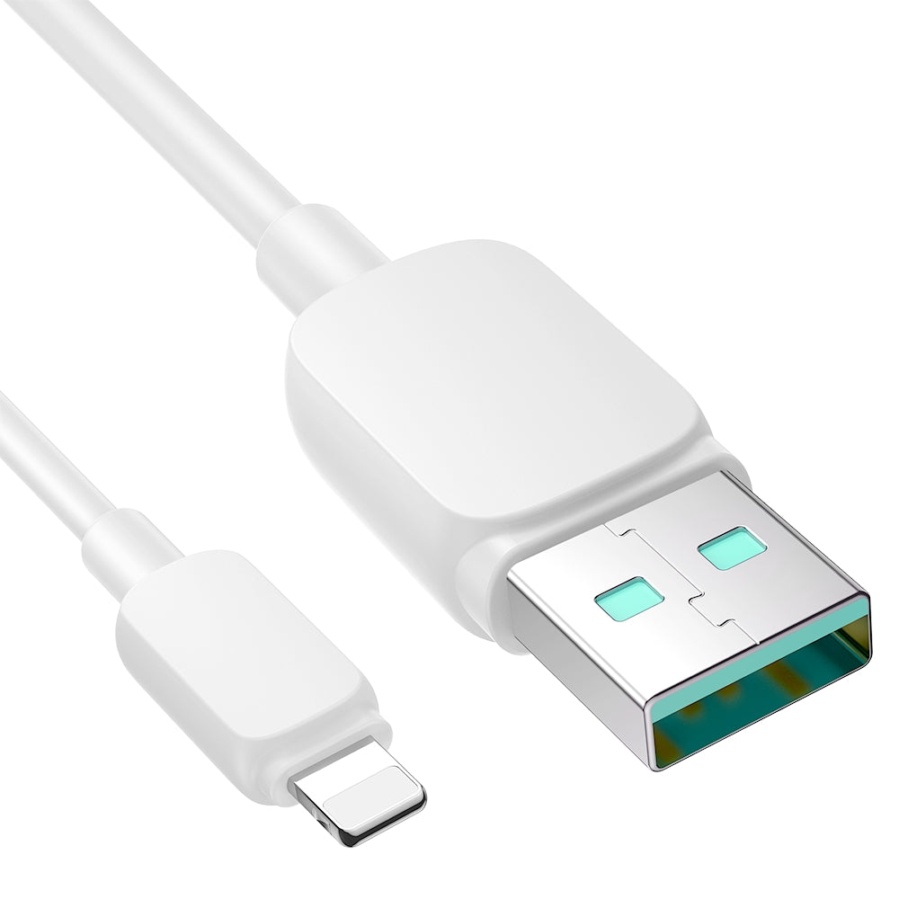 Joyroom Multi-Color Series A14 Lightning / USB-A 2.4A Laidas 1.2 m - baltas