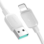 Joyroom Multi-Color Series A14 Lightning / USB-A 2.4A Laidas 1.2 m - baltas
