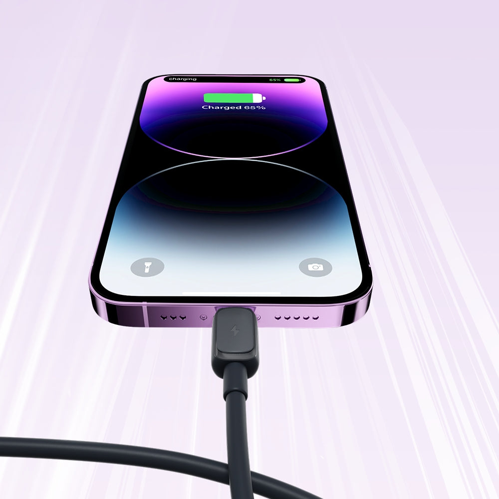 Joyroom Multi-Color Series A14 Lightning / USB-A 2.4A Laidas 1.2 m - juodas