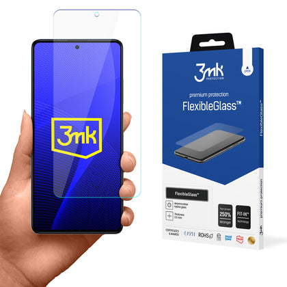 Grūdintas stiklas skirtas Xiaomi Redmi Note 12 Pro+ / Note 12 Pro hybrid flexi 7H 3mk FlexibleGlass serijai -- Xiaomi...