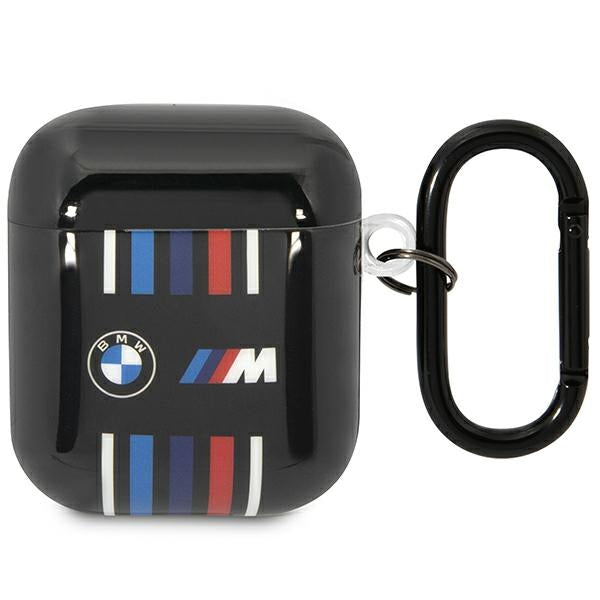 BMW AirPods 1/2 dėklas – juodas, M linijos