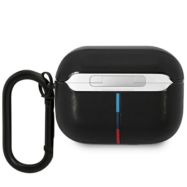 BMW Leather Curved Line AirPods Pro dėklas – juodas -- AirPods Pro