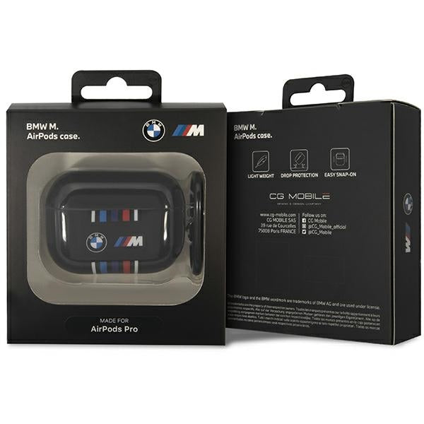 BMW AirPods Pro dėklas – juodas, M Performance juostos