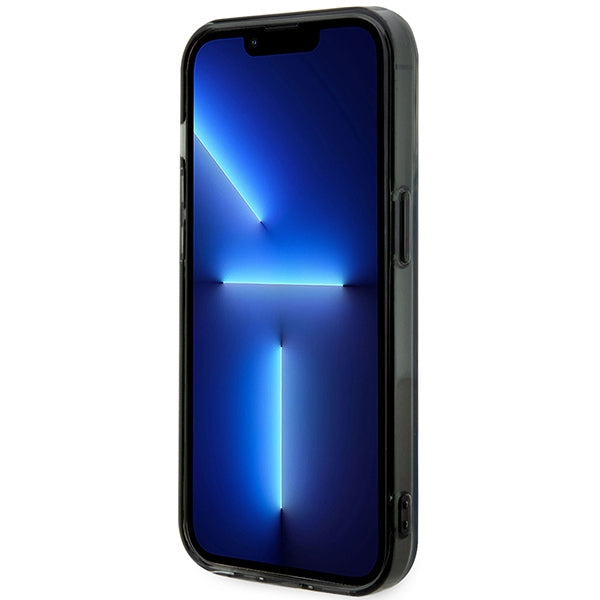 BMW Silver Ring MagSafe dėklas iPhone 14 Pro – skaidrus