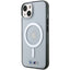 BMW Silver Ring MagSafe dėklas iPhone 14/15 Plus – skaidrus