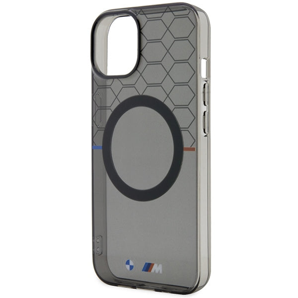 BMW Pattern MagSafe dėklas iPhone 14 Plus/15 Plus – pilkas -- iPhone 14 Plus