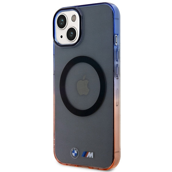 BMW MagSafe dėklas iPhone 14 Plus/15 Plus – pilkas