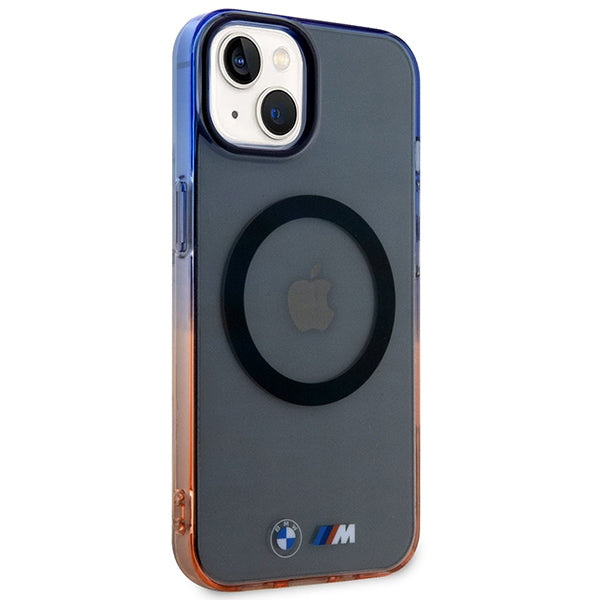 BMW MagSafe dėklas iPhone 14 Plus/15 Plus – pilkas