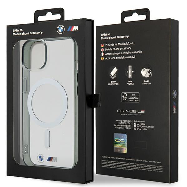 BMW MagSafe dėklas iPhone 14 6,1" – skaidrus