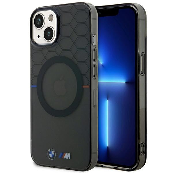 BMW Pattern MagSafe dėklas iPhone 14 6,1" – pilkas