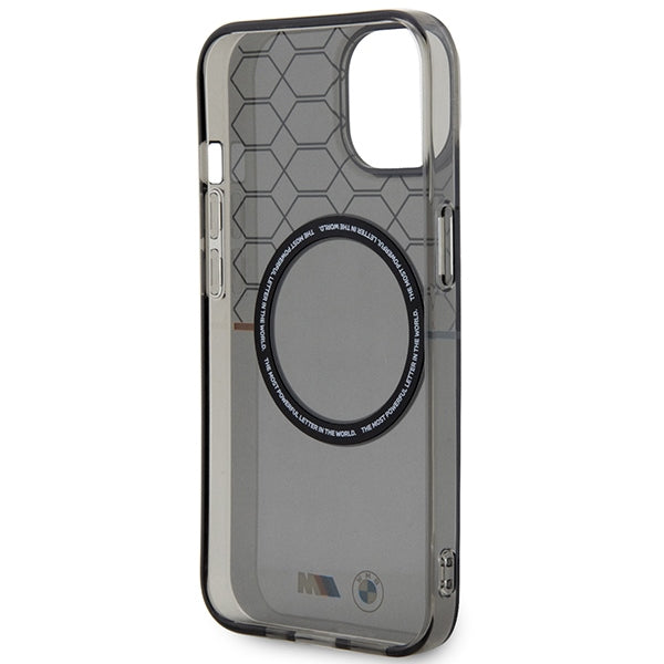 BMW Pattern MagSafe dėklas iPhone 14 6,1" – pilkas
