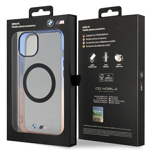 BMW MagSafe dėklas iPhone 14 6,1 – pilkas