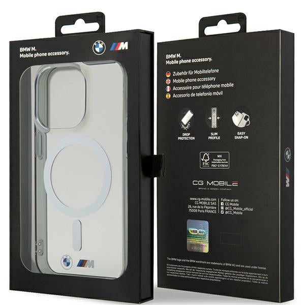 BMW MagSafe dėklas iPhone 14 Pro Max – skaidrus