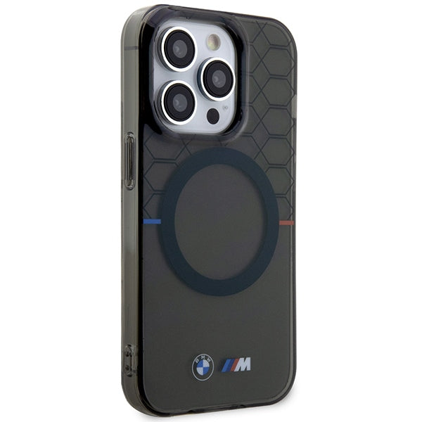BMW Pattern MagSafe dėklas iPhone 14 Pro Max – pilkas -- iPhone 14 Pro Max