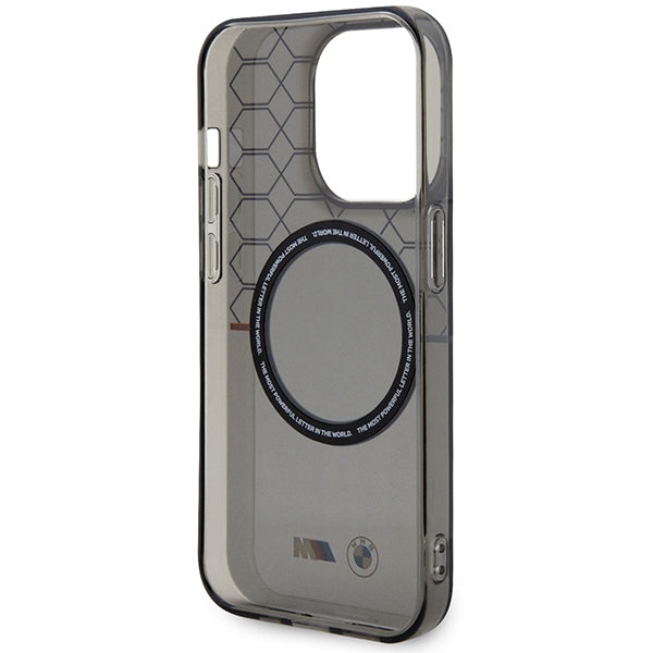 BMW Pattern MagSafe dėklas iPhone 14 Pro Max – pilkas -- iPhone 14 Pro Max