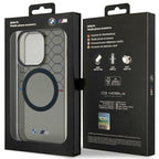 BMW Pattern MagSafe dėklas iPhone 14 Pro Max – pilkas -- iPhone 14 Pro Max