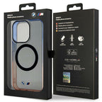 BMW MagSafe dėklas iPhone 14 Pro Max – pilkas