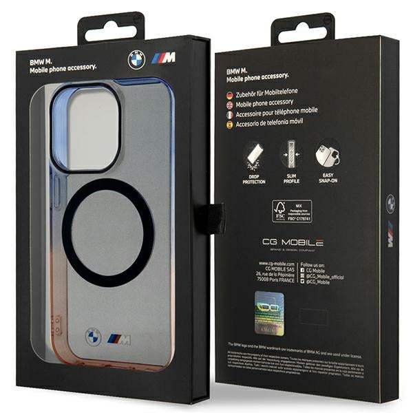 BMW MagSafe dėklas iPhone 14 Pro Max – pilkas