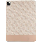 Guess 4G Stripe Allover dėklas, skirtas iPad Pro 12.9" - rožinis