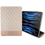 Guess 4G Stripe Allover dėklas, skirtas iPad Pro 12.9" - rožinis