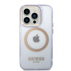Guess MagSafe dėklas iPhone 14 Pro – violetinis -- iPhone 14 Pro