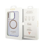 Guess MagSafe dėklas iPhone 14 Pro – violetinis -- iPhone 14 Pro