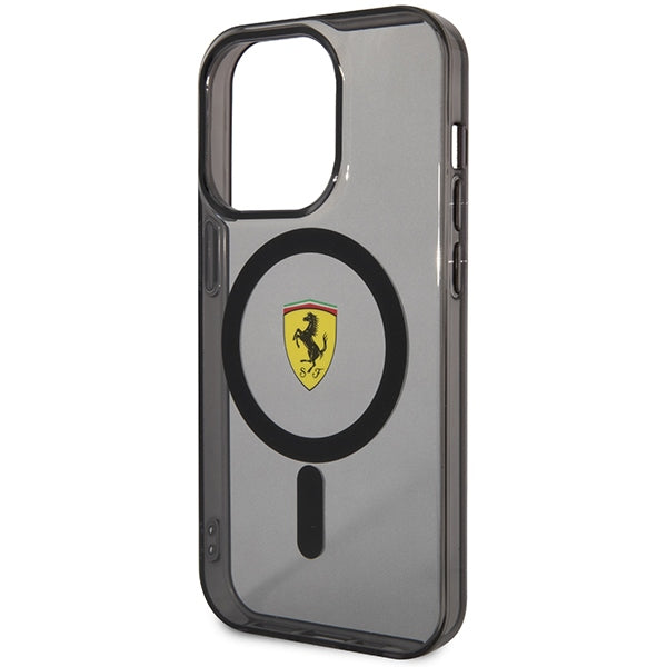 Ferrari MagSafe dėklas iPhone 14 Pro – juodas
