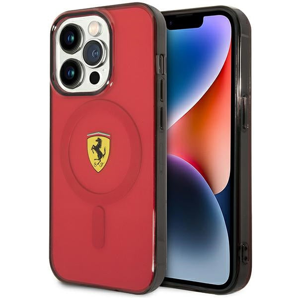 Ferrari MagSafe dėklas iPhone 14 Pro – raudonas -- iPhone 14 Pro