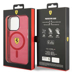 Ferrari MagSafe dėklas iPhone 14 Pro – raudonas -- iPhone 14 Pro