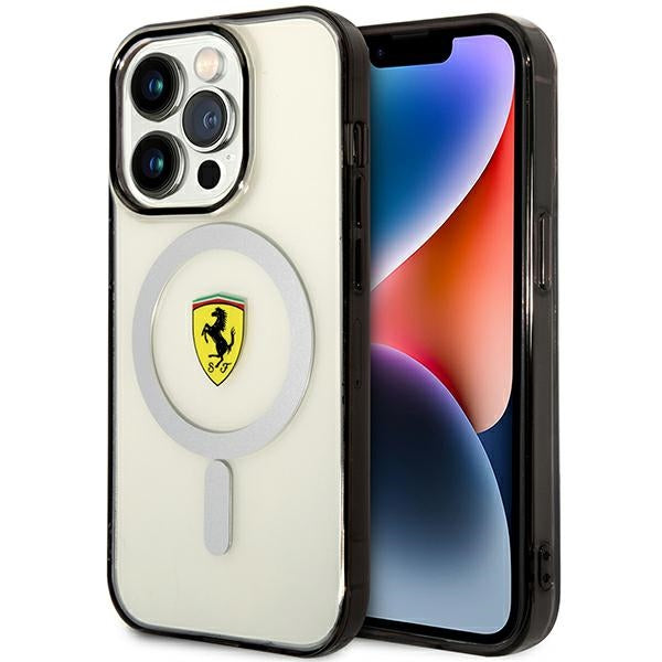Ferrari skaidrus MagSafe dėklas iPhone 14 Pro